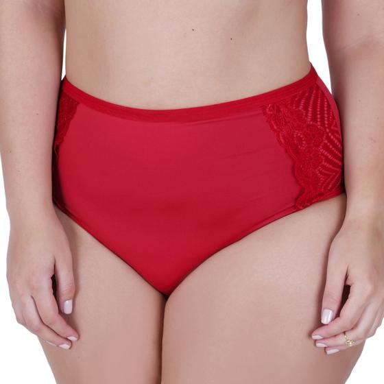 Imagem de Calcinha cintura alta Plus size confortável 46 48 50 52 54 - HOT PANT