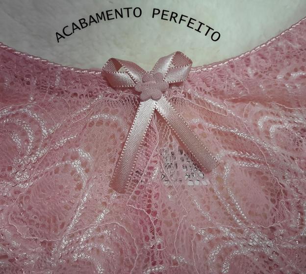 Imagem de calcinha de renda  confort  lingerie sexy de Luxo KIT CONTEM 5 PEÇAS