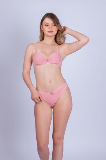 Imagem de Calcinha e Sutiã de Algodão Luxury - Stella Bernardi