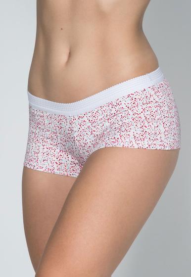 Imagem de Calcinha Lingerie Cueca Short Caleçon Boxer Feminina Renda