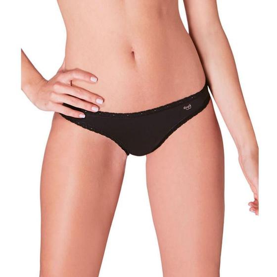 Imagem de Calcinha Microfibra Tanga Sloggi 24577 Com Renda