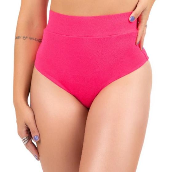 Imagem de Calcinha Peça Avulsa Hot Pant Biquíni Parte Baixo Disfarça Barriga Comprime Tanga Modela Silhueta