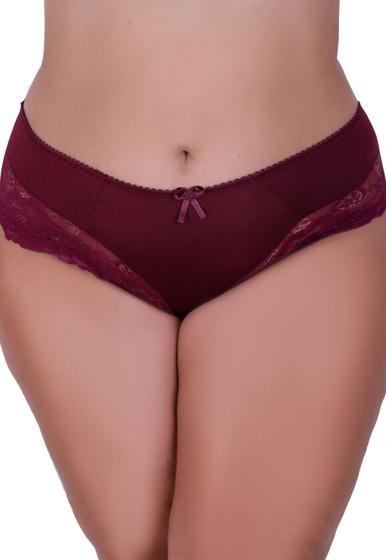 Imagem de Calcinha Plus Size Conforto com Detalhe em Renda - c1 VALÉRIA
