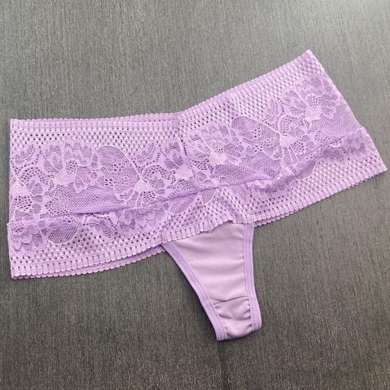 Imagem de Calcinha Sensual com Renda Suave Cintura Média