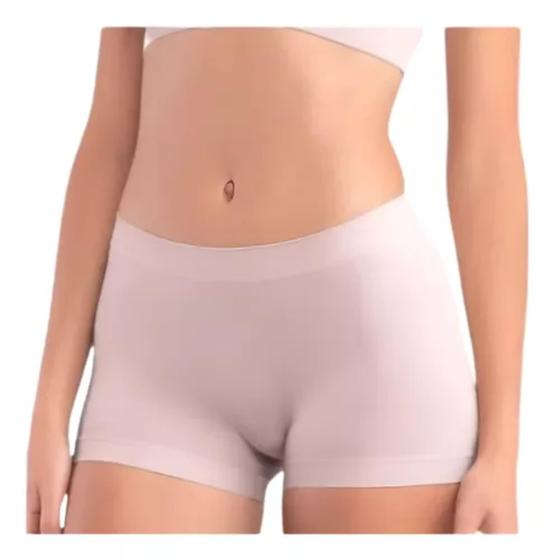 Imagem de Calcinha She Mash Boxer Sem Costura Não Marca Microfibra