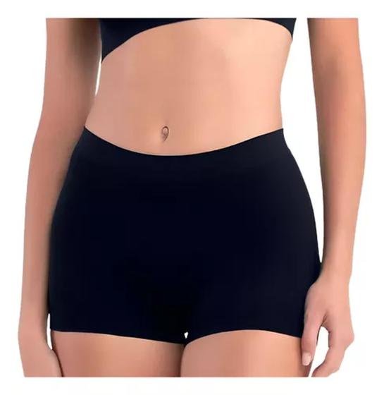 Imagem de Calcinha She Mash Boxer Sem Costura Não Marca Microfibra
