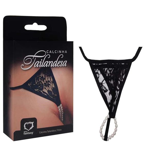 Imagem de Calcinha Tailandesa Rendada Sexy Fantasy