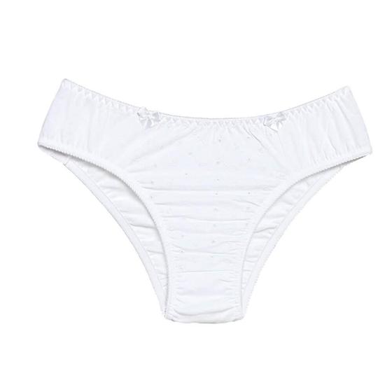 Imagem de Calcinha Tanga 100% Algodão Luminate 0137 Bordado