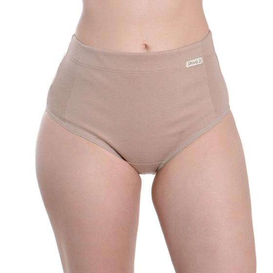 Imagem de Calcinha tanga cintura alta de algodão modeladora Dilady