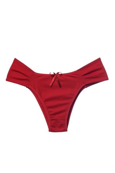 Imagem de Calcinha Tanga Feminina Microfibra Clássica Básica Lateral Dupla Larga