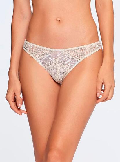 Imagem de Calcinha Tanga Fio Valisere 70819 Wishes Renda e Laise Dupla T. P/XG
