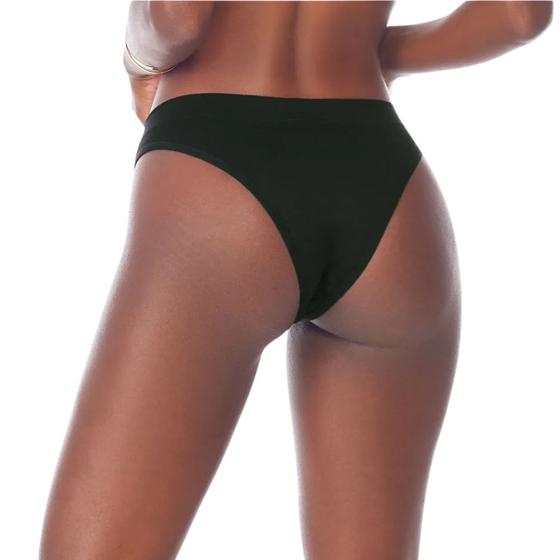 Imagem de Calcinha Tanga Microfibra Sem Costura Zee Rucci