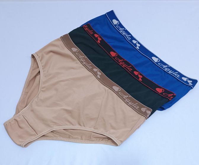 Imagem de Calcinha tanga plus size com cós alto
