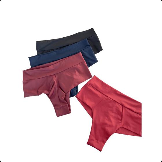 Imagem de Calcinha Tanga Poly Fio Duplo Poliamida Plus Size