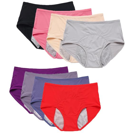 Imagem de Calcinhas Antivazamento UPIKIT Everdries para Mulheres (acima de 60kg) - Pacote com 8 Unidades