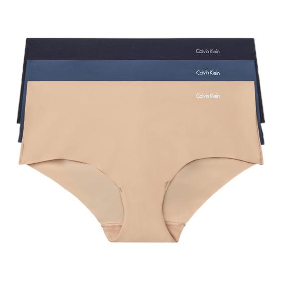 Imagem de Calcinhas Calvin Klein Invisibles Seamless Hipster - Pacote com 3