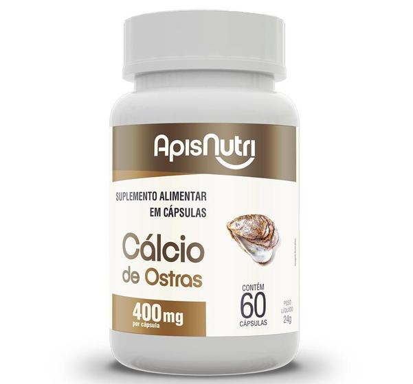 Imagem de Cálcio de Ostras 400mg (60 caps) - Padrão: Único