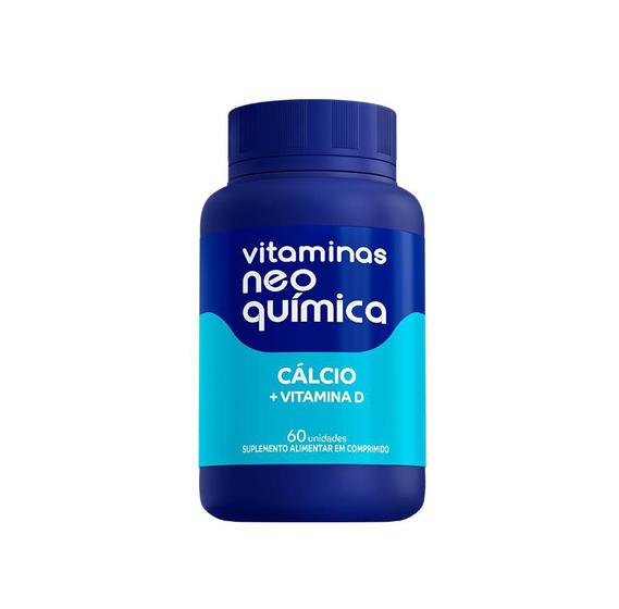 Imagem de Calcio + Vitamina D 60 Cápsulas - Neo Química