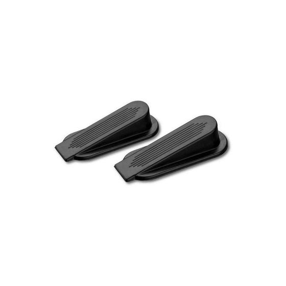 Calço para Porta Emborrachado Preto c/ 2 peças - Kehome Menor preço em Calço para Porta Emborrachado Preto c/ 2 peças - Kehome