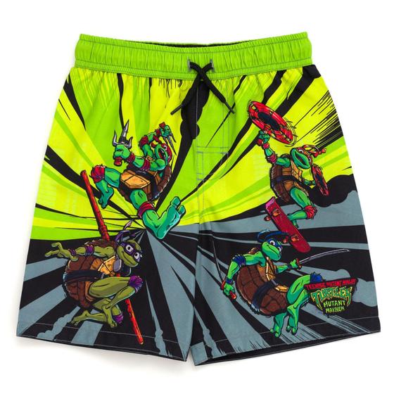 Imagem de Calções de banho Teenage Mutant Ninja Turtles Big Boys Green 8