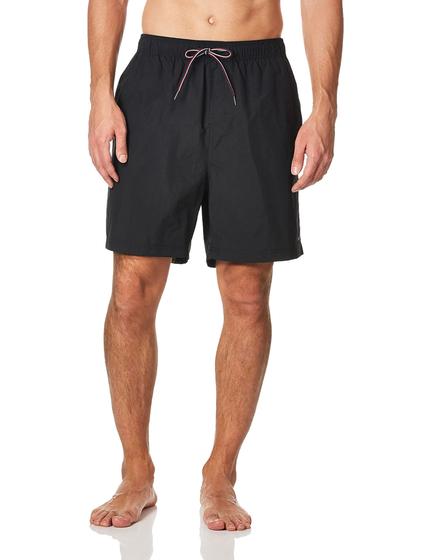 Imagem de Calções de banho Tommy Hilfiger Standard 7 para homens Tommy Black