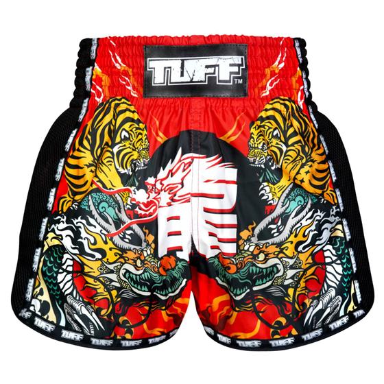 Imagem de Calções de Muay Thai Tuff Sport Retro Classic Slim Boxing