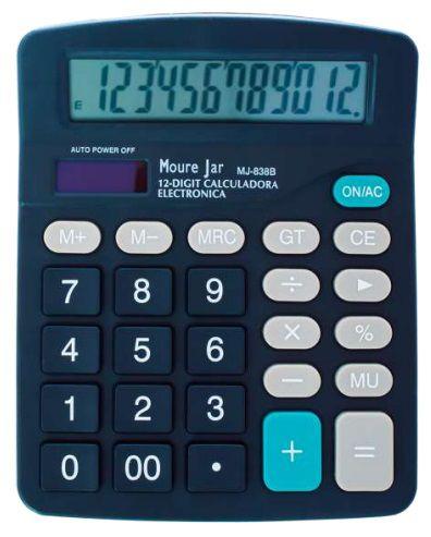 Imagem de Calculadora 12 Dígitos MJ-838B Moure Jar