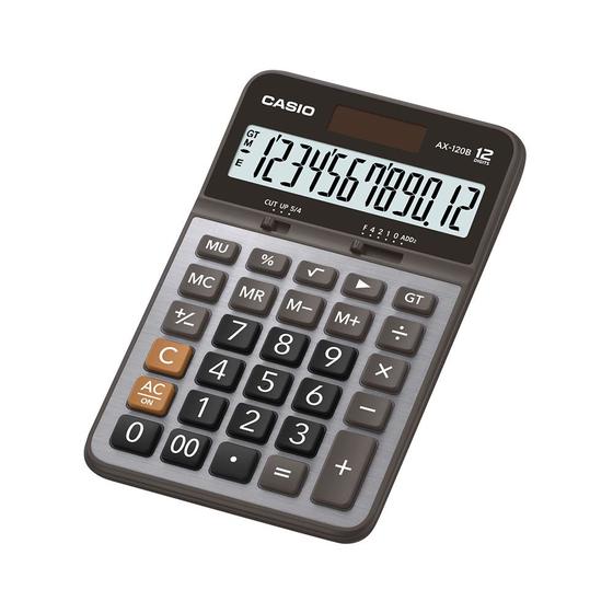 Imagem de Calculadora Casio compacta de mesa 12 dígitos AX-120B