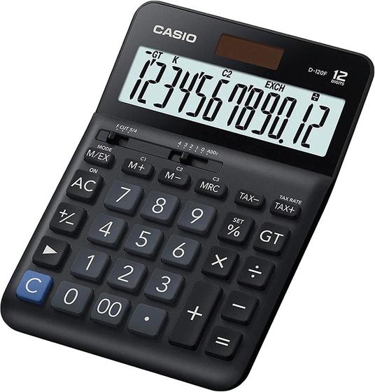 Imagem de Calculadora Casio D-120F (12 Digitos) - Preto