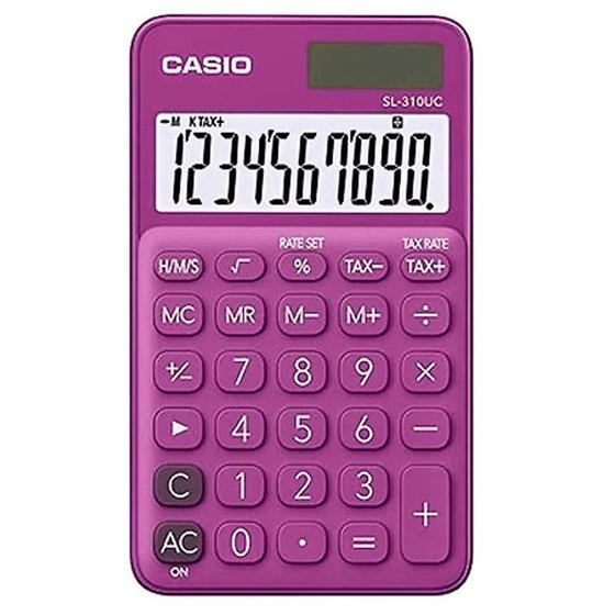 Imagem de Calculadora Casio de Bolso 10 Dígitos SL-310UC-RD - Pink