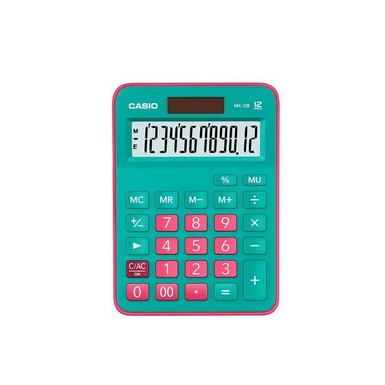 Imagem de Calculadora Casio de mesa visor XL, 12 dígitos e alimentação dupla MX-12B