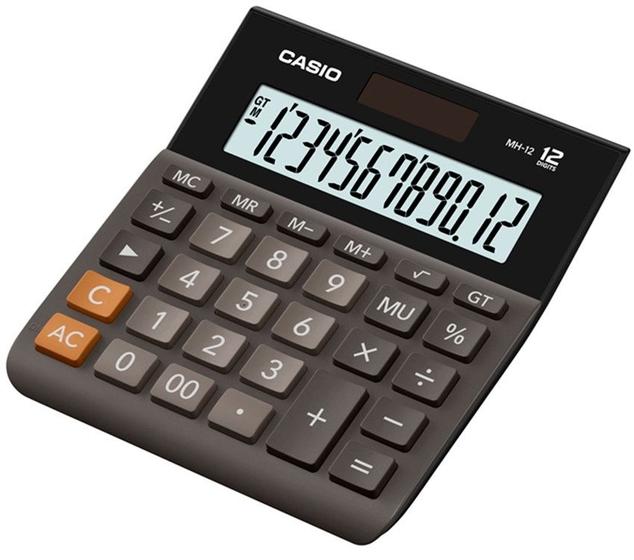 Imagem de Calculadora Casio DH-12-BK (12 Digitos) - Preto