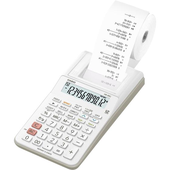 Imagem de Calculadora Casio Hr-8rc Com Bobina De Impressão A Pilha