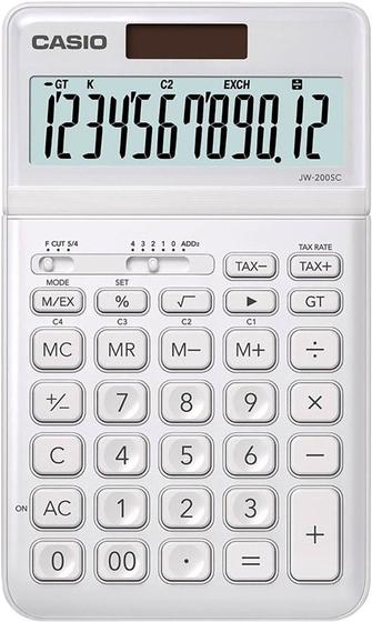 Imagem de Calculadora Casio JW-200SC-We (12 Digitos) - Branco