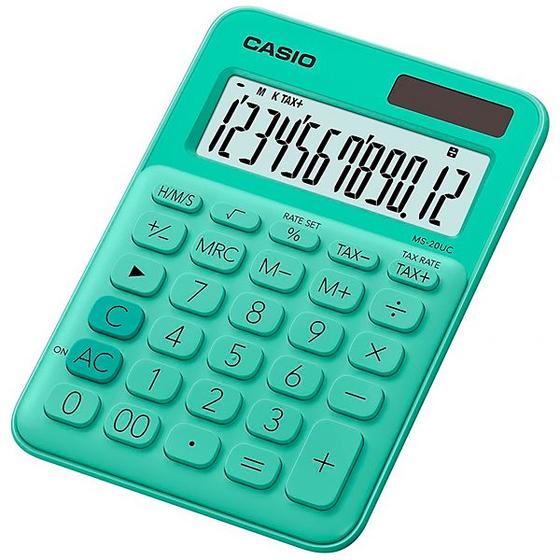 Imagem de Calculadora Casio MS-20UC-GN de 12 Digitos - Verde