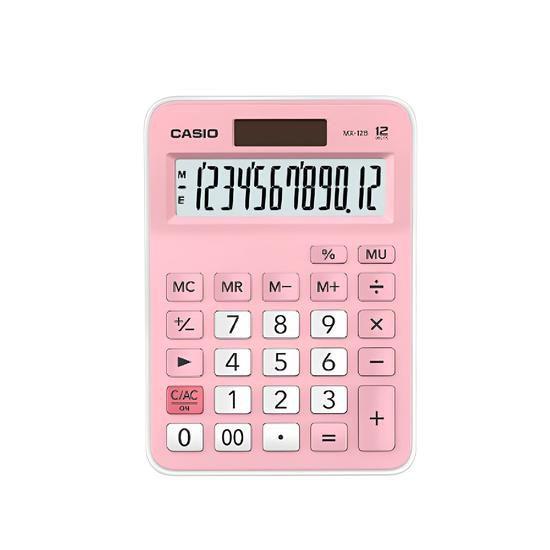Imagem de Calculadora Casio MX-12B-PK - 12 Digitos - Rosa