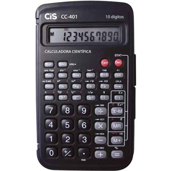 Imagem de Calculadora Cientifica 10 Digitos MOD.C-401 C/CAPA - GNA