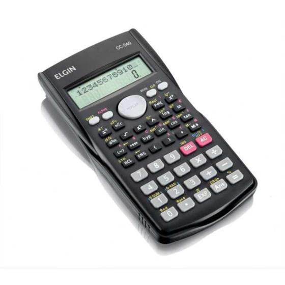 Imagem de Calculadora cientifica 240 funcoes 12dig.visor 2 linh