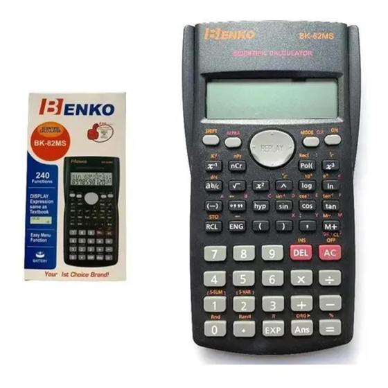 Imagem de Calculadora Científica 240 Funções Com Capa Bolso Leve Top