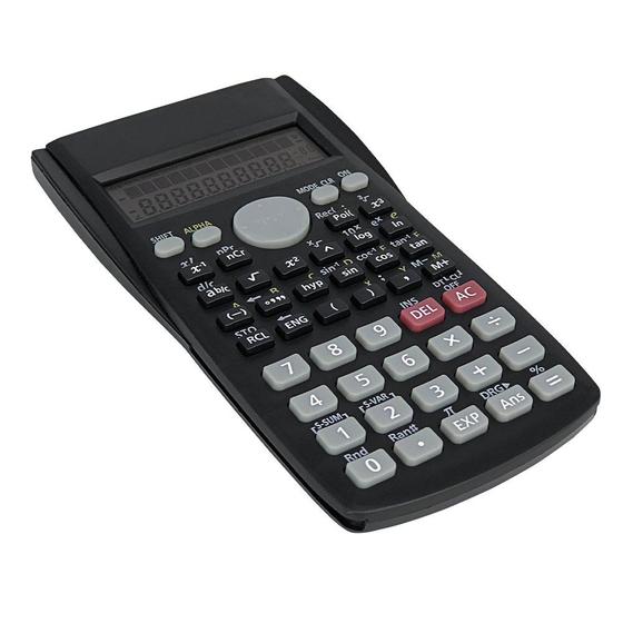 Imagem de Calculadora Científica 240 Funções Com Capa Kk-82ms Bateria