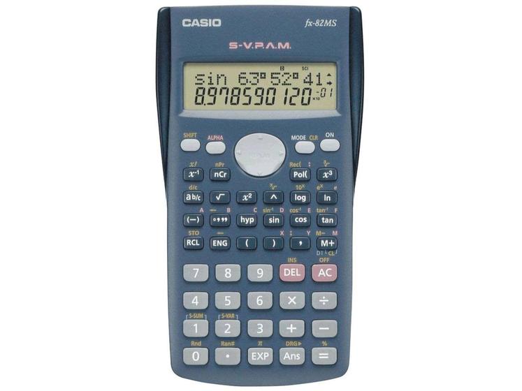 Imagem de Calculadora Científica Casio 240 Funções - 12 Dígitos FX-82MS Preta