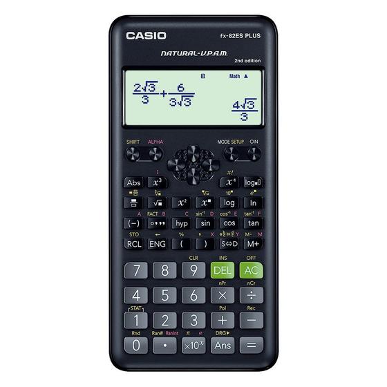 Imagem de Calculadora científica Casio 252 funções, visor 4 linhas FX-82ESPLUS-2-S4DT