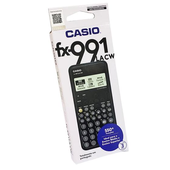 Imagem de Calculadora Científica Casio ClassWiz FX-991LA CW