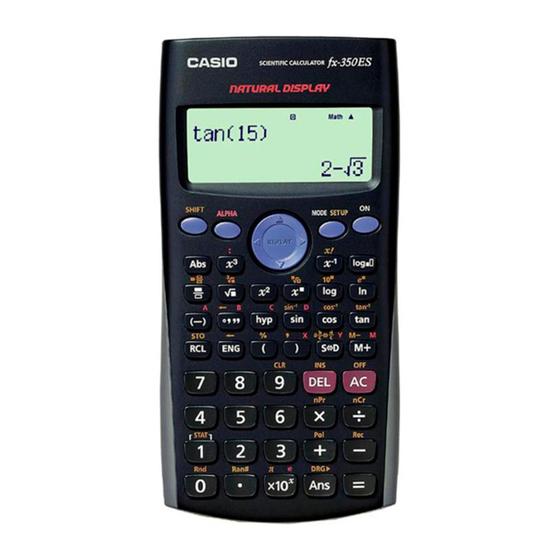 Imagem de Calculadora Cientifica Casio FX-350ES Plus - Preto