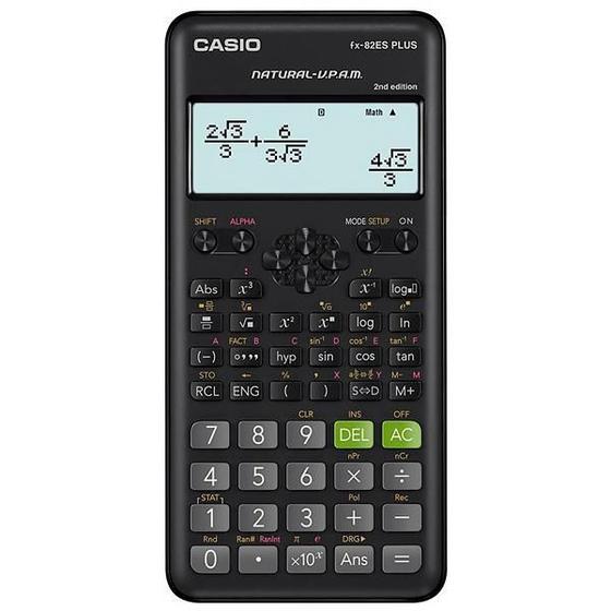 Imagem de Calculadora Cientifica Casio FX-82ES Plus 2ND Edition Espanhol com 252 Funcoes - Preta
