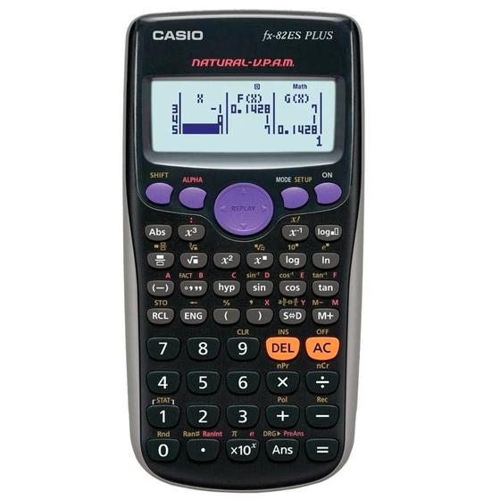 Calculadora Científica Casio Fx-82es Plus Bk 252 Funções Menor preço em Calculadora Científica Casio Fx-82es Plus Bk 252 Funções