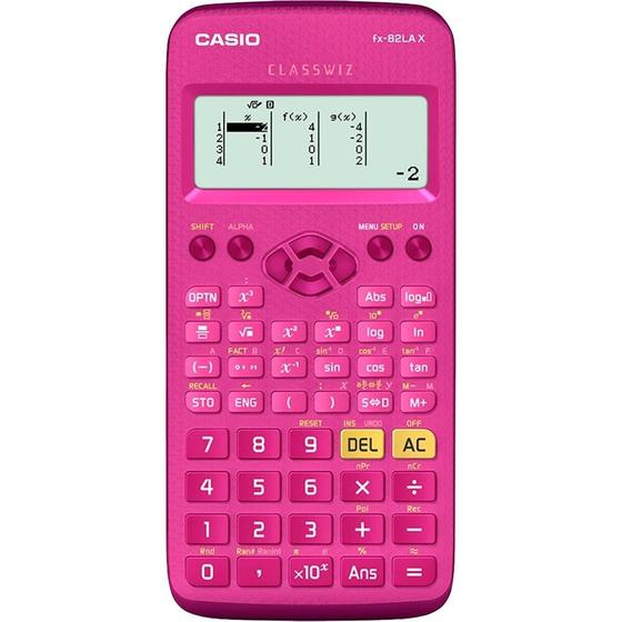 Imagem de Calculadora Cientifica Casio FX-82LA X-PK - Rosa