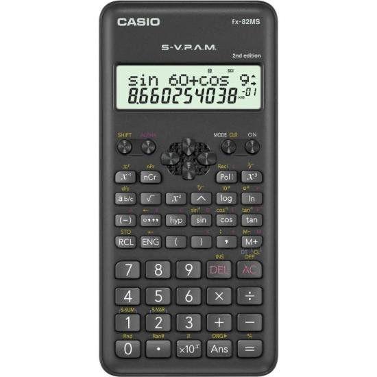 Imagem de Calculadora Científica Casio FX-82MS-2-S4-DH 240 Funções Preta F002