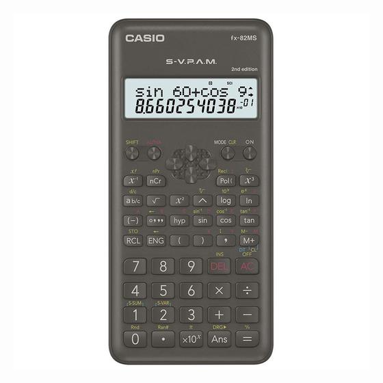 Imagem de Calculadora Cientifica Casio FX-82MS-2W 2ND Edition - Preto