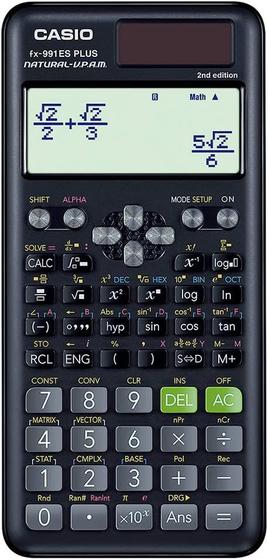 Calculadora cientifica casio fx-991 es plus 2nd edition 417 funções Menor preço em Calculadora cientifica casio fx-991 es plus 2nd edition 417 funções